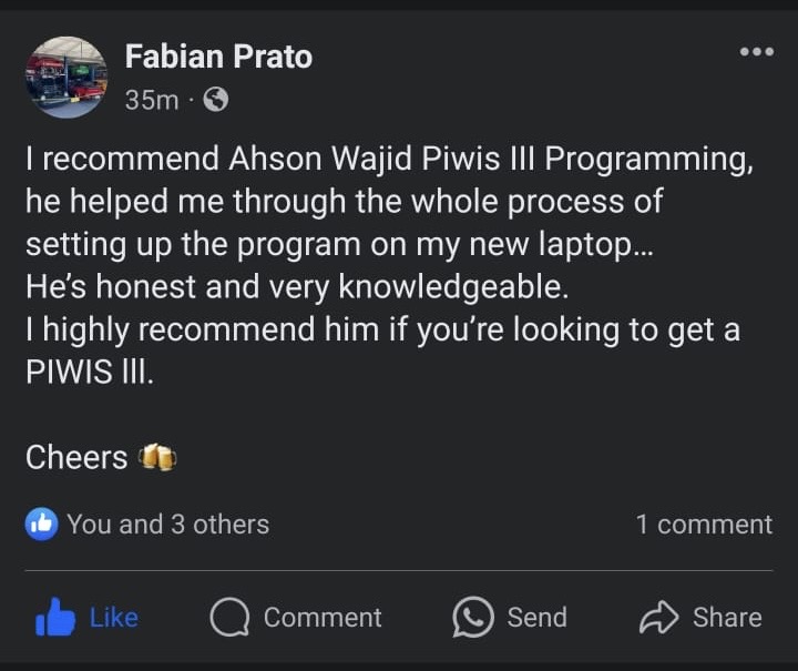 Customer testimonial 1