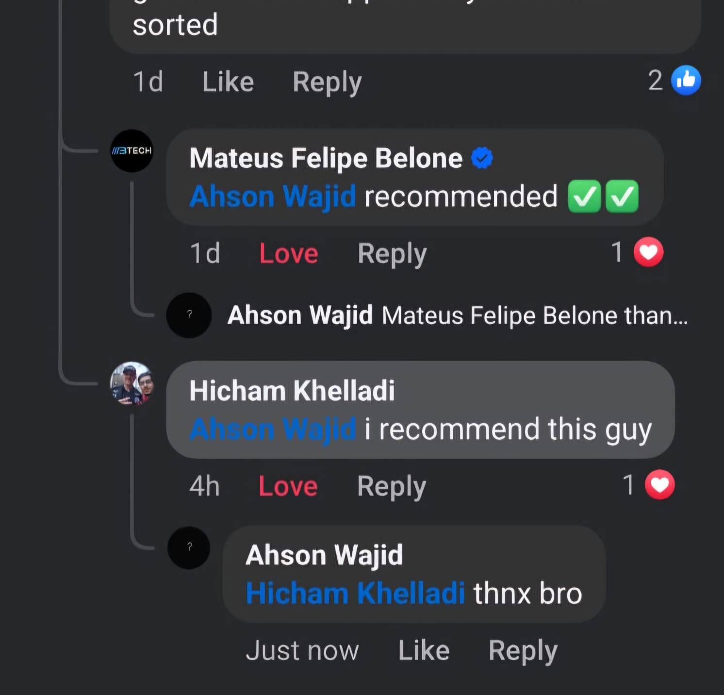 Customer testimonial 2